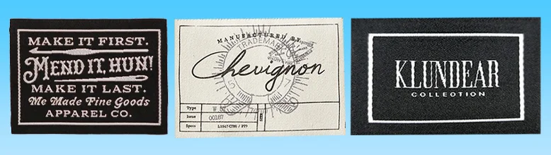 custom woven labels